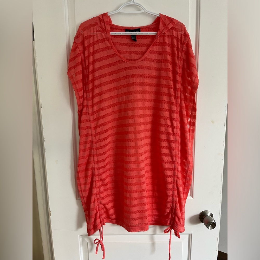 Coral Swimsuit Coverup Size L
